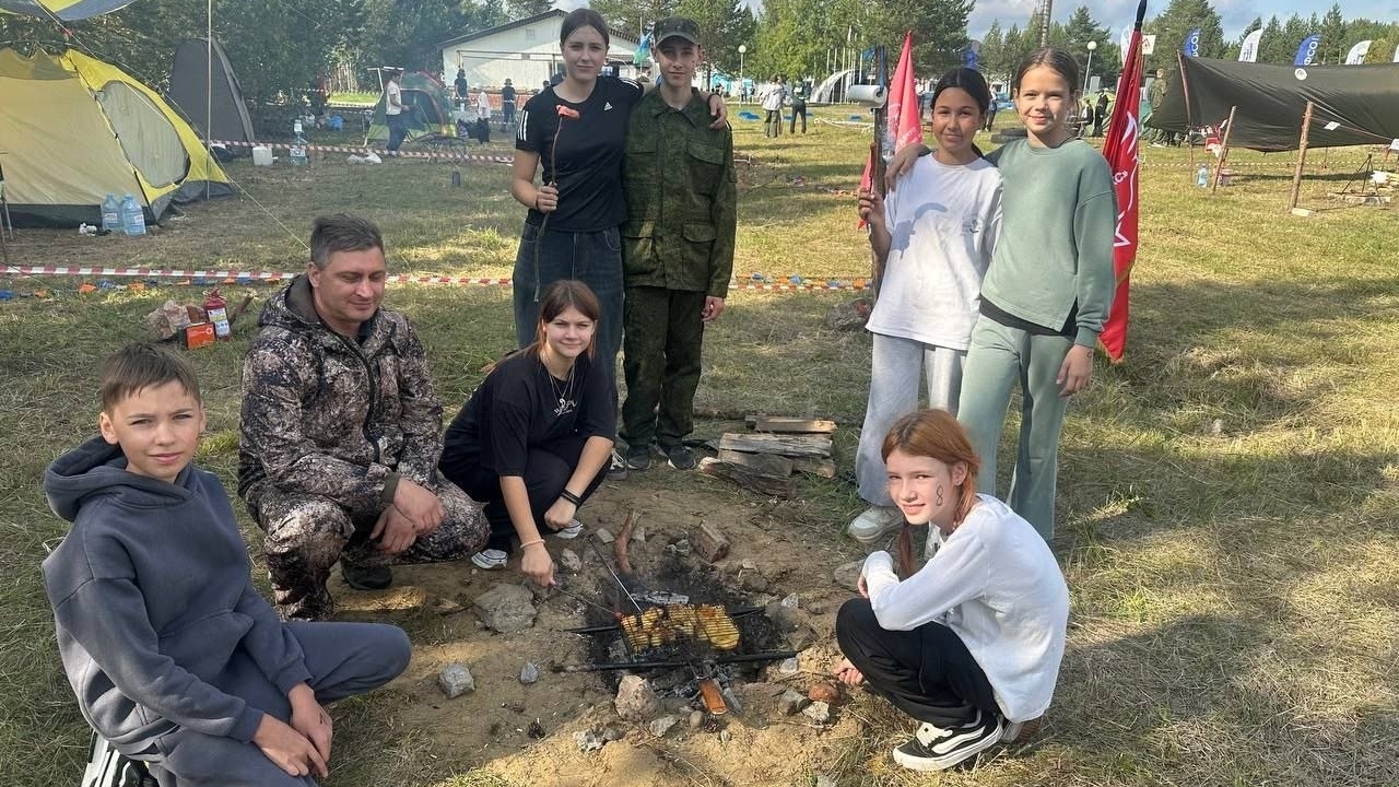 6 сентября на базе центра «Барсова гора» прошел Первый юнармейский слёт