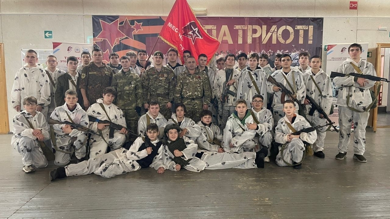 Юнармейцы отряда 